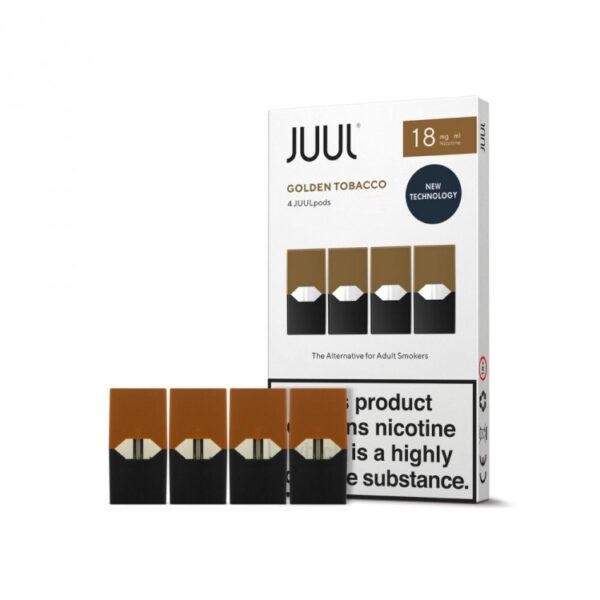 JUUL PODS GOLDEN TOBACCO 8 BOXES - Image 2